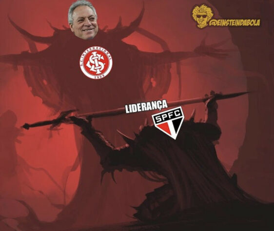 Brasileirão: goleada do Internacional por 5 a 1 sobre o São Paulo rende memes na web