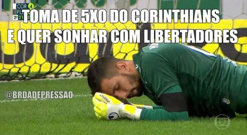 Brasileirão: os melhores memes de Corinthians 5 x 0 Fluminense