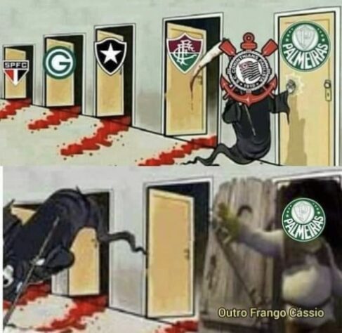 Palmeiras atropela o Corinthians por 4 a 0 e resultado rende memes nas redes sociais