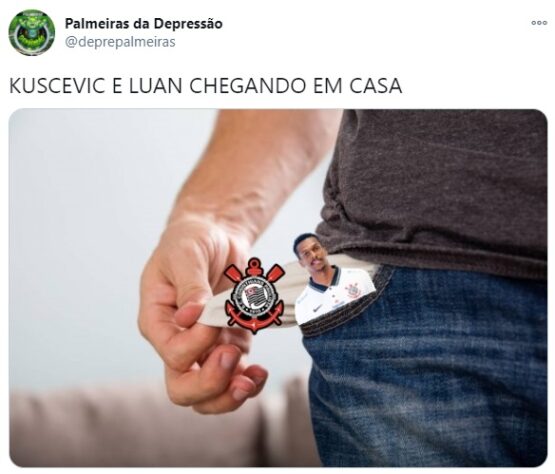 Palmeiras atropela o Corinthians por 4 a 0 e resultado rende memes nas redes sociais