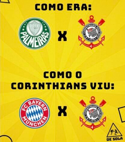 Palmeiras atropela o Corinthians por 4 a 0 e resultado rende memes nas redes sociais