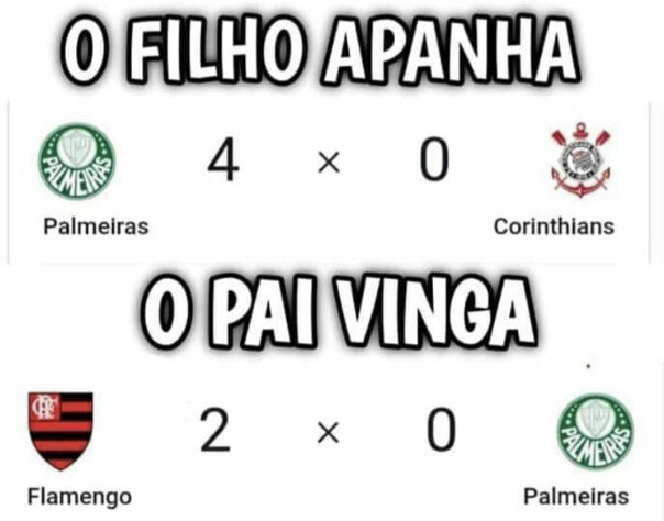 Classificação do Flamengo e revés do Palmeiras são temas de memes; veja -  Corneta FC - UOL