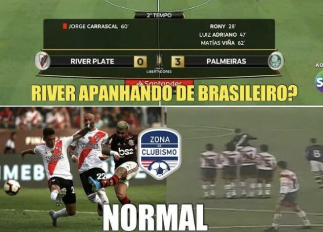 Libertadores da América: os melhores memes de River Plate 0 x 3 Palmeiras