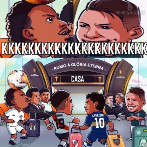 Libertadores da América: os melhores memes de Santos 3 x 0 Boca Juniors