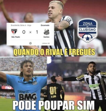 Brasileirão: os melhores memes de São Paulo 0 x 1 Santos