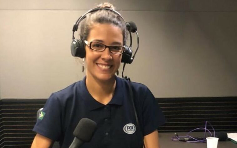 Renata Silveira: a narradora se despediu do Fox Sports em dezembro e acertou com o Grupo Globo. A carioca será a primeira mulher na história a comandar as transmissões de futebol na empresa.