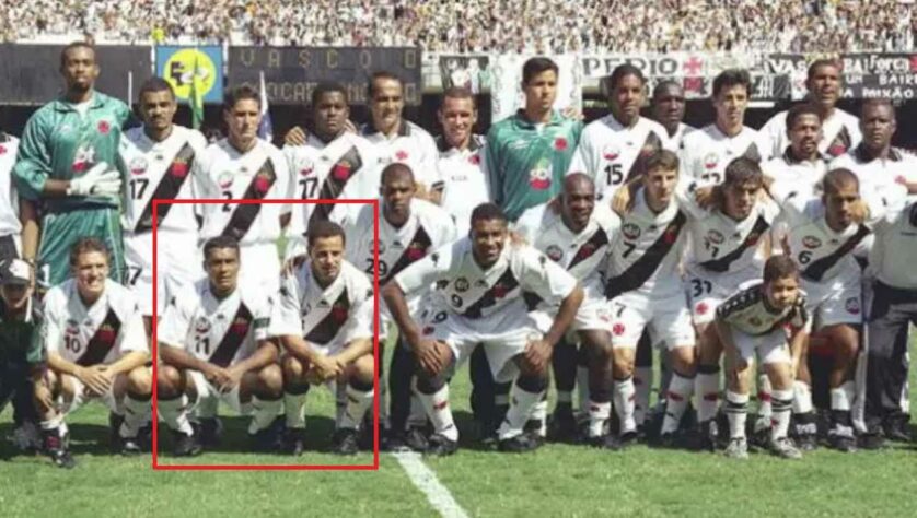 Euller e Romário - Vasco: A dupla de ataque fez bonito nos títulos do Brasileiro de 2000 e da Copa Mercosul de 2000, esta conquistada em virada memorável por 4 a 3 contra o Palmeiras.