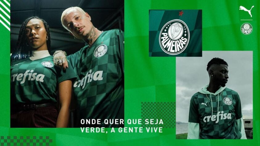 Palmeiras e Puma lançaram as duas camisas para a temporada. Confira todos os modelos de jogo feitos pela empresa alemã de 2019 para cá. (Por Nosso Palestra)
