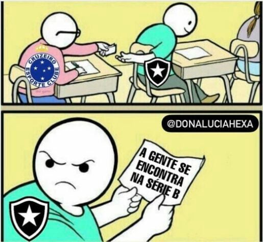 Memes: Botafogo é rebaixado para Série B e vira piada na web