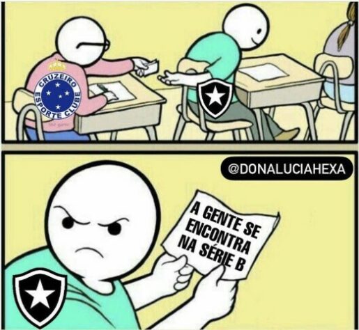 Memes: Botafogo é rebaixado para Série B e vira piada na web