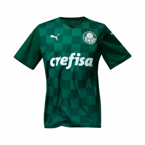 Camisa verde, quadriculada, é o modelo de 2021.