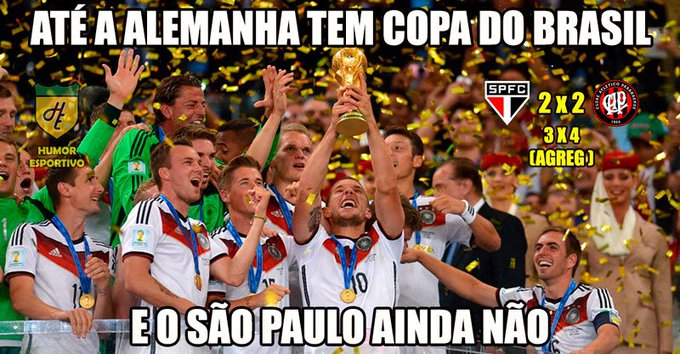 O Athletico-PR foi o algoz da vez na Copa do Brasil em 2018. O Furacão venceu a equipe de Diego Aguirre por 4 a 3 no placar agregado da quarta fase da competição