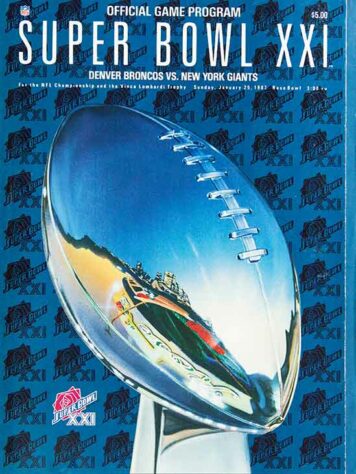Super Bowl XXI - O New York Giants demorou para aparecer em um Super Bowl, mas garantiu seu primeiro anel ao não ter muitas dificuldades para vencer o Denver Broncos, por 39 a 20, no Rose Bowl.