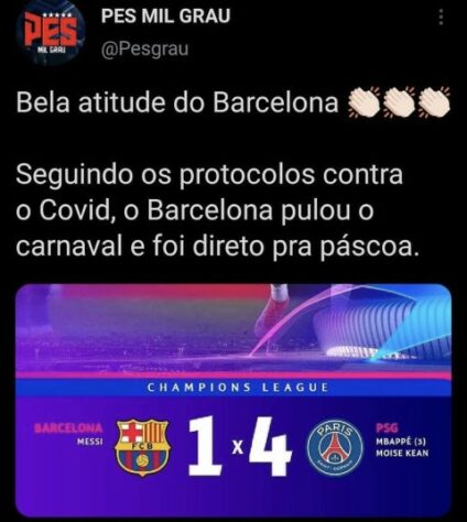 Champions League: os melhores memes de Barcelona 1 x 4 PSG