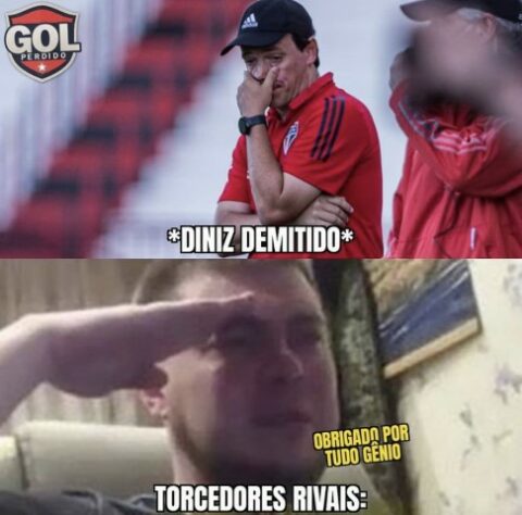 Demissão de Fernando Diniz do São Paulo inspira memes nas redes sociais