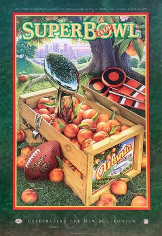 Super Bowl XXXIV - O Saint Louis Rams, sob a batuta de Kurt Warner, derrotou o Tennessee Titans por 23 a 16, em Atlanta.