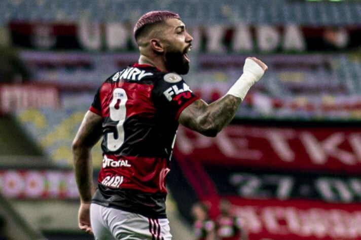 3º – Gabigol: O atacante do Flamengo brilhou na edição de 2019. Gabigol é avaliado em 20 milhões de euros (R$ 134 milhões).