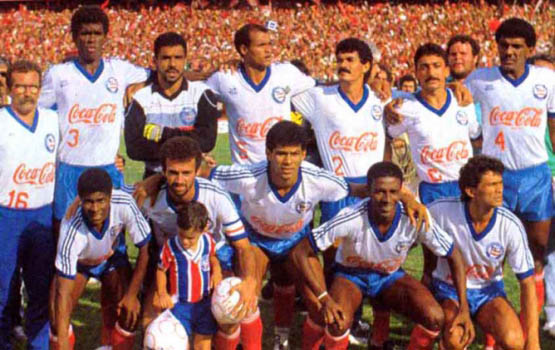 Bahia - 2 títulos - Taça Brasil (1959) e Campeonato Brasileiro (1988)