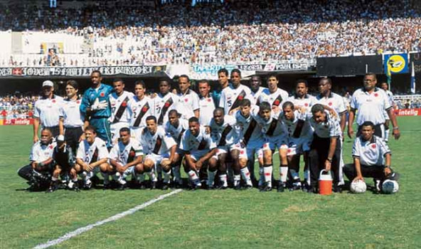 6º lugar: Vasco - 4 títulos (1974, 1989, 1997 e 2000)