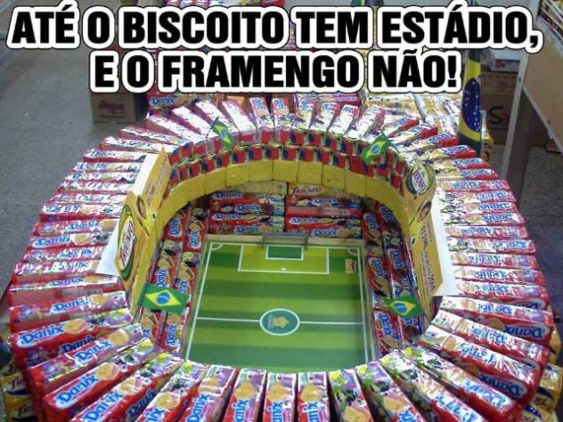 O Flamengo é alvo dos rivais por não ter estádio próprio