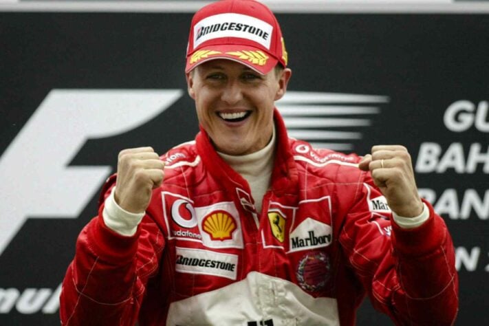 Michael Schumacher (ALE) - 7 Títulos (1994, 1995, 2000, 2001, 2002, 2003 e 2004)