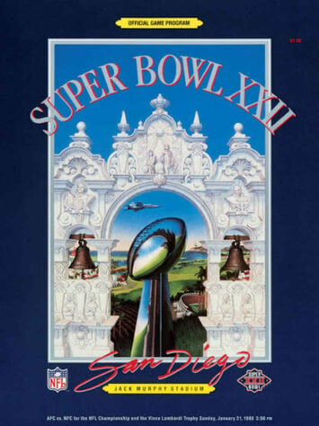 Super Bowl XXII - San Diego, na Califórnia, foi o palco do massacre imposto pelo Washington Redskins sobre o Denver Broncos, por 42 a 10.