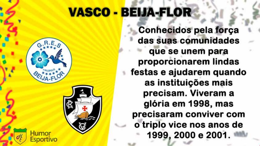 Carnaval e futebol: Vasco seria a Beija-Flor
