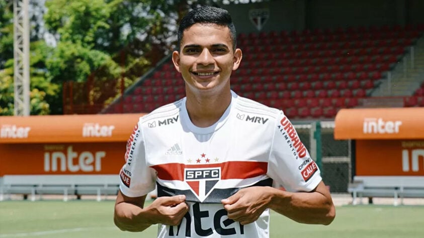 Bruno Rodrigues - Clube: São Paulo - Posição: atacante - Idade: 24 anos - Jogos no Brasileirão 2021: 2 - Situação no clube: concorrência na posição, perdeu espaço com o novo treinador.