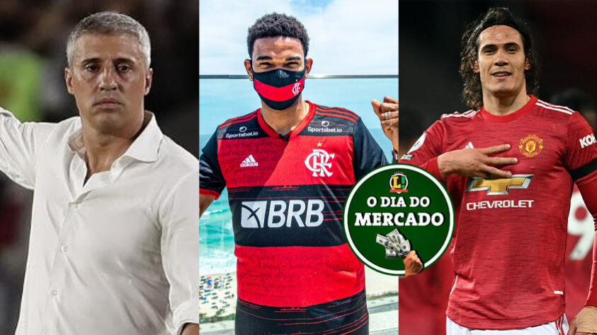 A sexta-feira foi agitada no mercado da bola. O São Paulo anunciou a chegada do novo técnico para os próximos dois anos, o Flamengo divulgou seu primeiro reforço para a próxima temporada, e Cavani pode deixar o Manchester United. Saiba sobre estas e outras notícias do mercado aqui, na galeria do resumo do Vaivém!