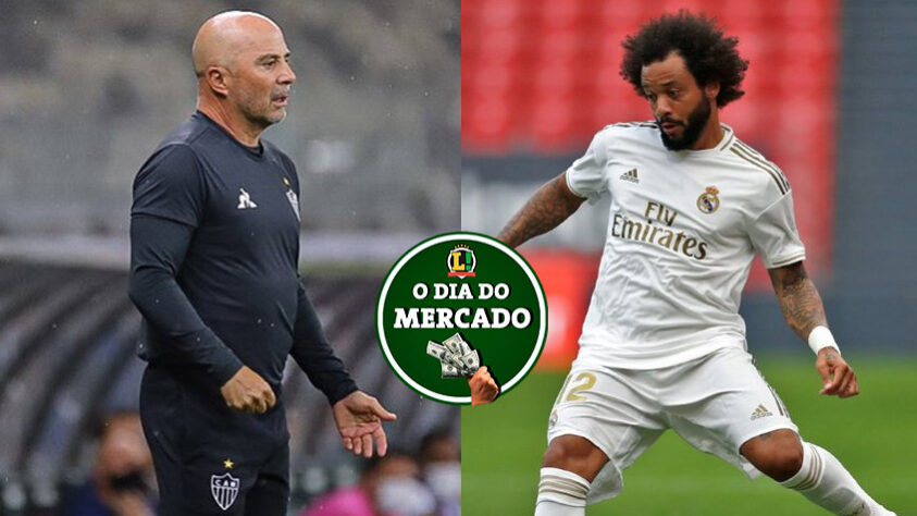 Jorge Sampaoli deu declaração sobre o seu futuro no Atlético Mineiro, Marcelo ficou perto de deixar o Real Madrid... Saiba mais sobre estes assuntos e outras notícias do vaivém aqui, na galeria do resumo do mercado no fim de semana!