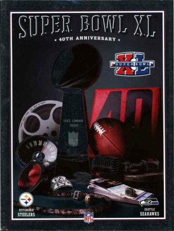 Super Bowl XL - 10 anos após sua última aparição no Super Bowl, o Pittsburgh Steelers voltaria a vencer a decisão da NFL, com o placar de 21 a 20 sobre o Seattle Seahawks.