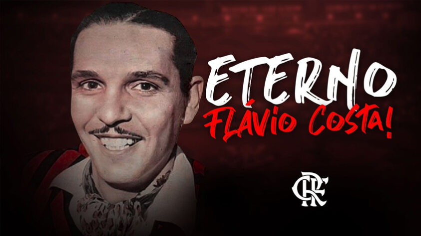 Flamengo: Flávio Costa – Ele comandou de 1934 a 1944 e 1963 e ficou 784 jogos à frente do Rubro Negro carioca.