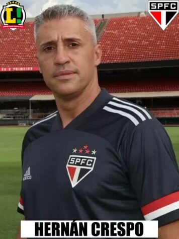 Crespo - 6,0 - Com desfalques, o treinador mudou o esquema e foi muito bem. O São Paulo dominou durante a maior parte do tempo do jogo graças ao esquema tático.