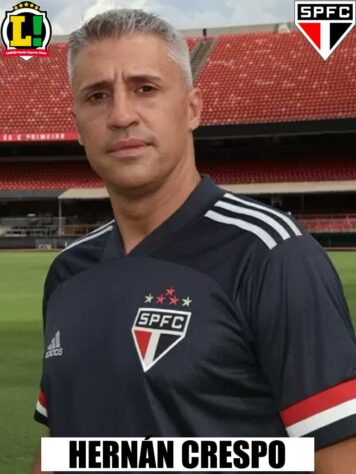 Técnico: Hernán Crespo - 4,0 - Errou em tudo: na montagem do time titular, nas alterações e na tática. Mesmo com dificuldade de criação, não colocou Benítez nem Reinaldo. Difícil compreender.