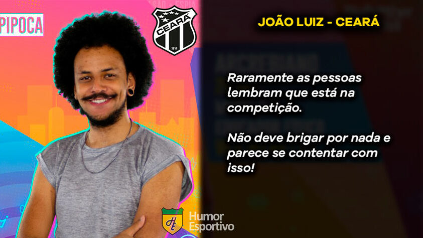 Big Brother Brasil e Brasileirão: João seria o Ceará