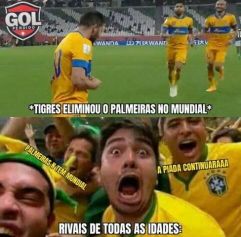o Palmeiras não tem mundial ha 40 anos
