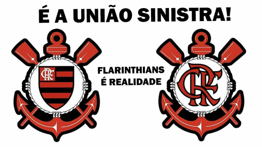 O empate entre Corinthians e Internacional na noite desta quinta-feira acabou dando o título do Brasileirão 2020 para o Flamengo. Como o time carioca perdeu para o São Paulo, os rubro-negros não pouparam brincadeiras nas redes sociais agradecendo ao Timão, criando até a Flarinthians. Veja alguns memes! (Por Humor Esportivo)