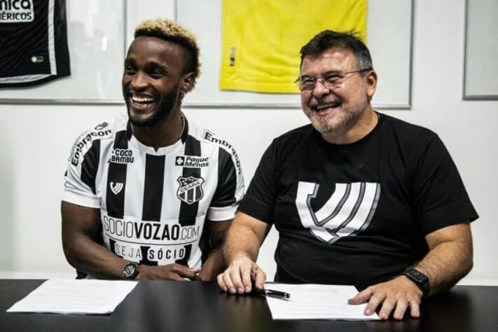 FECHADO - Por meio de suas redes sociais, o Ceará oficializou a contratação que era tratada como muito próxima nos últimos dias do atacante colombiano Stiven Mendoza, conhecedor do futebol brasileiro por suas passagens anteriores em Corinthians e Bahia.