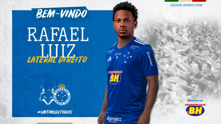 FECHADO - O diretor de futebol do Cruzeiro, André Mazzuco, revelou que a Raposa não seguirá com o lateral-direito Rafael Luiz. O empréstimo do jogador ainda não se encerrou, mas o time azul vai devolvê-lo à Ferroviária, que é dona de seus direitos econômicos.