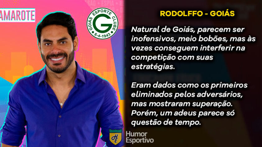 Big Brother Brasil e Brasileirão: Rodolffo seria o Goiás