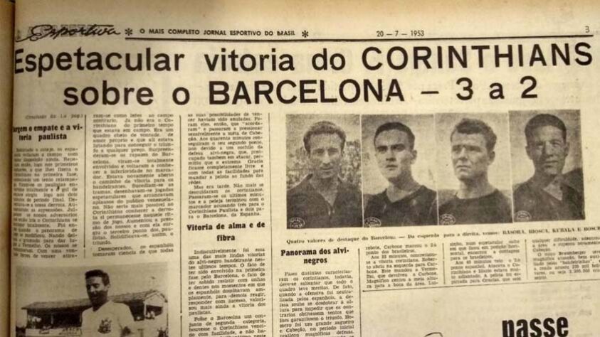 A Pequena Copa do Mundo, disputada em Caracas, na Venezuela, foi a precursora da Copa Intercontinental e era considerada uma espécie de Mundial. Em 1953, na segunda edição da competição, o Timão foi campeão com 100% de aproveitamento, vencendo duas vezes Barcelona, Roma (vice-campeã) e Caracas.