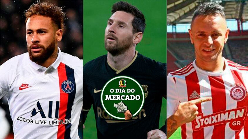 A terça-feira foi agitada no mercado da bola. Neymar está muito próximo de acertar sua renovação contratual com o PSG, Rafinha deixou clube grego e Koeman falou sobre a situação de Messi na Catalunha. Saiba sobre estas e outras notícias do mercado aqui, na galeria do resumo do Vaivém!