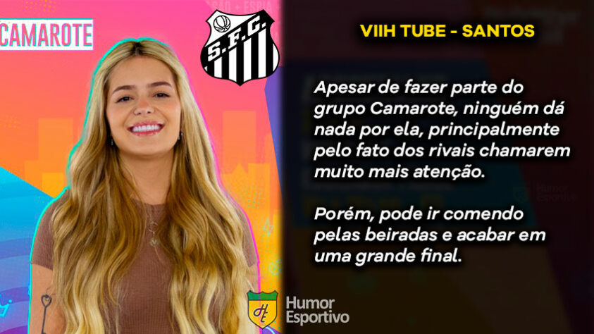 Big Brother Brasil e Brasileirão: Viih Tube seria o Santos