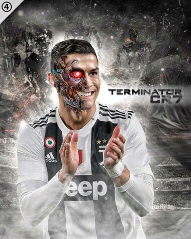 Os memes brincando com Cristiano Ronaldo e robôs sempre fazem sucesso entre os torcedores