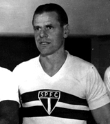 Antonio Sastre - O meia argentino disputou 129 jogos e marcou 56 gols entre os anos de 1943 e 1946 no São Paulo. Foi tricampeão paulista em 1943, 1945 e 1946.