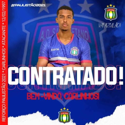 FECHADO - O São Caetano contratou o atacante Carlinhos, revelado pelo Corinthians e que rodou por vários clubes até chegar no Azulão.