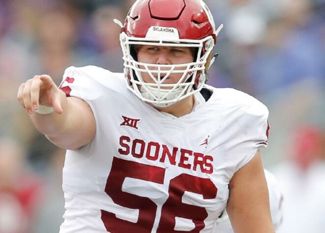 55ª Seattle Seahawks: Creed Humphrey (iOL/Oklahoma): Humphrey inicia sua carreira na NFL como guard em Seattle. Com a franquia atendendo os anseios de Russell Wilson por investimento na proteção do quarterback. Humphrey é experiente, tendo sido titular em 37 jogos no CFB.