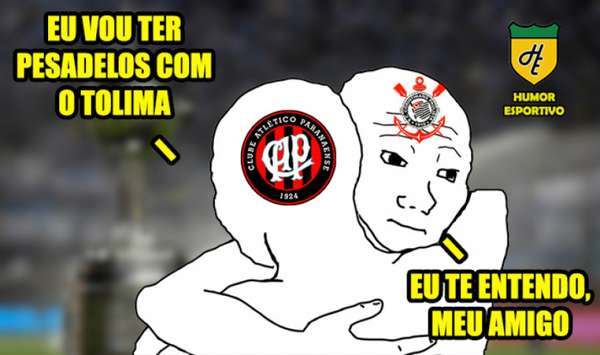 Quando o Athletico Paranaense perdeu para o Tolima na fase de grupos da Libertadores em 2019, o Corinthians também foi lembrado