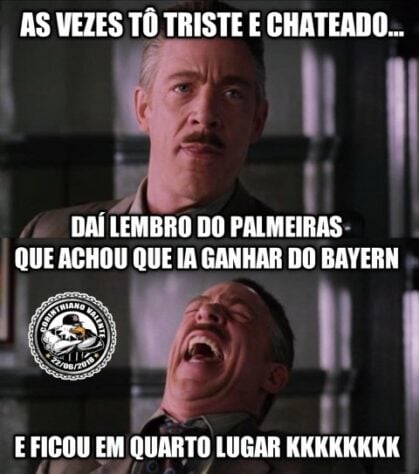 Memes: Rivais zoam Palmeiras após quarto lugar no Mundial de Clubes - Lance  - R7 Futebol
