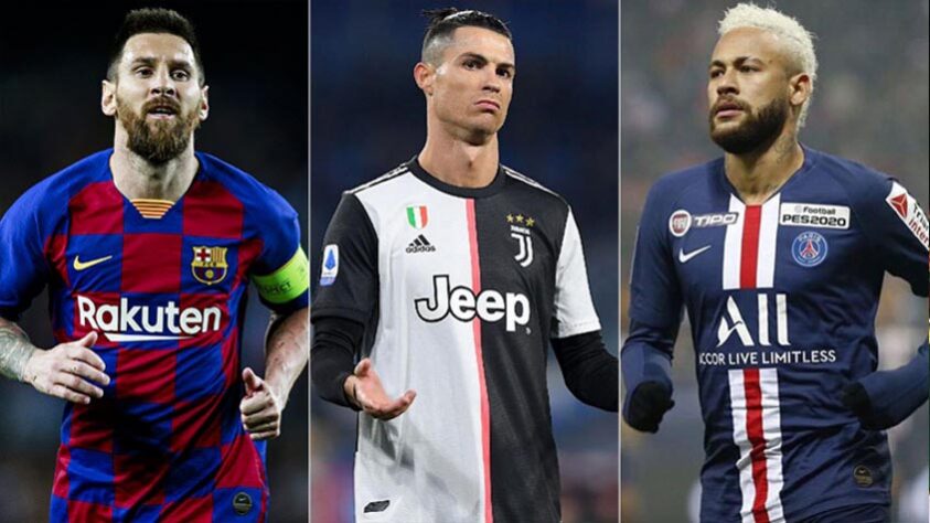 Messi, Cristiano Ronaldo, Neymar… Veja o top 10 dos jogadores mais bem  pagos do mundo – LANCE!